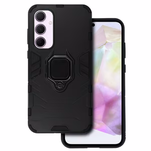 Ring Armor Ümbris jaoks Samsung Galaxy A35 Must
