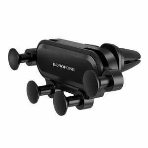 Car phone hoidja Borofone BH19 jaoks using on ventilation grille, must