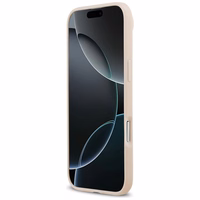 Guess Grained Flowers Classic Logo MagSafe iPhone Air Ümbris - Roosa