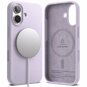 Ringke Silicone Magnetic MagSafe Ümbris jaoks iPhone 17 - Lilla