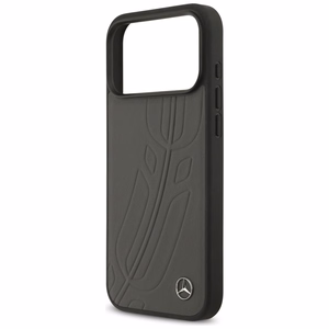 Mercedes Leather Large Laurel Leave MagSafe Ümbris jaoks iPhone 17 Pro Max - Must and Hall