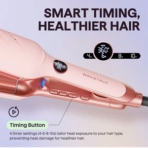 Wave Hair Crimping Iron Wavytalk Power Wave pink