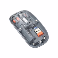 Cliptec Computer mouse Läbipaistev RZS630 juhtmevaba optical 1600DPI