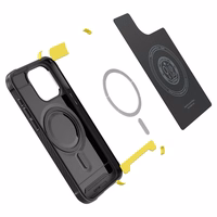 Spigen Rugged Armor Mag Ümbris with MagSafe jaoks iPhone 15 Pro Max - Matte must