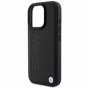 BMW Leather Hot Stamp iPhone 16 Pro Max Ümbris - must