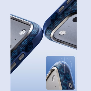 Sinine Benks Magnetic Armor Grid Edge X9 kevlari ja metallraamiga ümbris (C.K.FL.AP.BE.X073) mudelitele iPhone 18 Pro Max / iPhone 17 Pro Max
