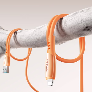 Joyroom S-A59 Vibrant Series 3A USB-A - Lightning kaabel 1.2m - oranž