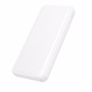 Borofone Power Bank 10000mAh BJ80 Clever - 2xUSB + Type C - QC 3.0 22,5W PD 20W white