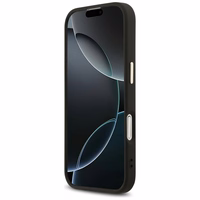 GUESS ümbris jaoks IPHONE 17 compatible with MagSafe GUHMP17SP4GTDGMK (4G PU W/ Triangle Logo) kuldne must