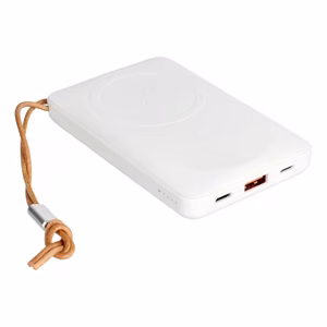 VEGER powerbank 10000 mAh with juhtmevaba charging compatible with MagSafe PD QC3.0 2A 20W MagOn (VP1151 / W1151) valge