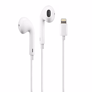 Headphones Apple EarPods Lightning valge MWTY3ZM/A
