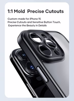 Rock Guard Touch Matte Series Ümbris jaoks Iphone 15 Plus valge