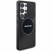 AMG läbipaistev Rhombs MagSafe Ümbris jaoks Samsung Galaxy S25 Ultra - must