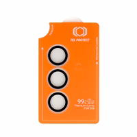 Karastatud klaas Tel Protect Titanium objektiiv 99% AR kaamera Samsung Galaxy S26 Plus läbipaistev (objektiiv 3 tk)