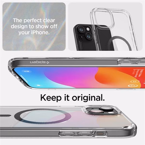 Spigen Ultra Hybrid MagSafe ümbris jaoks iPhone 15 Plus - carbon