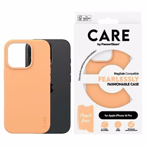CARE by PanzerGlass Fashion Ümbris iPhone 16 Pro 6.3" Peachy MagSafe 1390
