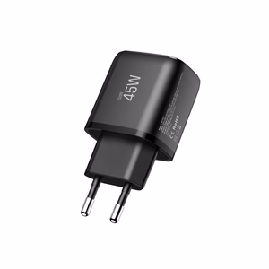 Tech-Protect NCA45W-GAN 2-portiline 45W seinalaadija USB-C kaabliga - must