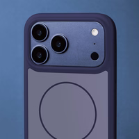 Frame Thin Mag ümbris for iPhone 17 Air 6,6" tumesinine