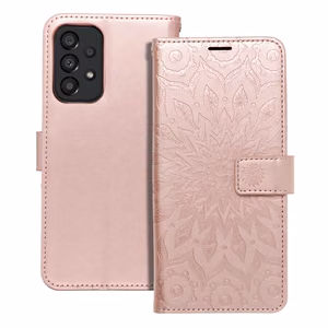 MEZZO Book ümbris jaoks SAMSUNG A33 5G mandala rose kuldne