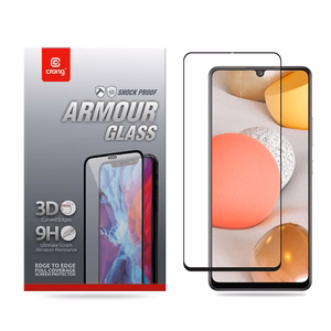 Crong 3D Armor Glass Full Glue 9H karastatud ekraanikaitseklaas seadmele Samsung Galaxy A42 5G
