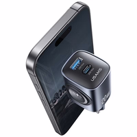 Võrgulaadija USAMS CC293 T67 20W iWatch 1xUSB-C 1xUSB-A tume