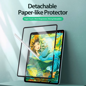 Dux Ducis Naad Paperlike Matte Ekraanikaitse jaoks iPad Air 13" (2024/2025) - with Black Frame