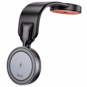 HOCO car Hoidja with Juhtmevaba charging jaoks center console compatible with MagSafe 15W HW29 must metal hall