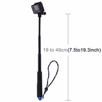 Selfie Stick Puluz jaoks sports cameras (DJI, GoPro, Insta360)(must)