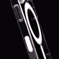 Anti Shock 1,5 mm Mag ümbris for iPhone 16 Pro 6,3" läbipaistev big hole + button