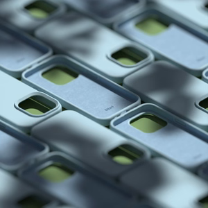 Etteri Silicone чехол Samsung Galaxy S22 Ultra светло-голубой