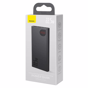 Powerbank Baseus Adaman Metal, 10000mAh, 2xUSB, USB-C, Lightning, MicroUSB 22.5W (must)