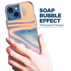 Case-Mate Soap Bubble ümbris seadmele iPhone 14 Plus, sillerdav