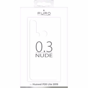Puro 0.3 Nude ümbris seadmele Huawei P20 Lite (2019) 6.4", läbipaistev