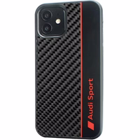 Audi Carbon Fiber Stripe iPhone 11 / Xr 6.1" must/must hardcase AUS-TPUPCIP11-R8/D1-BK
