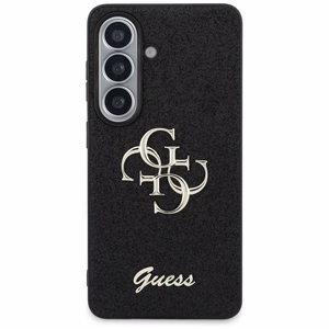 Guess Fixed Glitter Big 4G Metal Logo case for Samsung Galaxy S26 - black