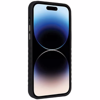 Audi Synthetic Leather ümbris with MagSafe jaoks iPhone 14 Pro Max - must