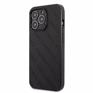 Karl Lagerfeld Perforated Allover Ümbris jaoks iPhone 13 Pro / 13 6.1" - must