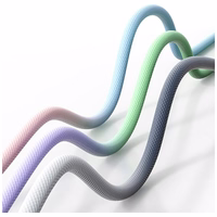 Kaabel USAMS Bicolor Series SJ757 PD 30W USB-C/Lightning 1.2m rohekas lilla