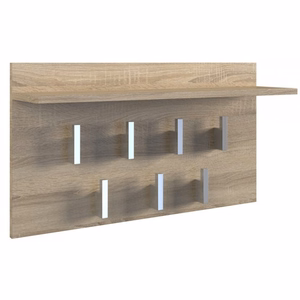 Top E Shop Hanger 2F – seinale kinnitatav riidenagi, Sonoma tamm
