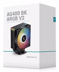 DeepCool AG400 BK ARGB V2 Chipset Fan 12 cm Black 1 pc(s)