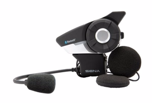 SENA 20S EVO DUO 20S-EVO-10D mootorratta intercom Bluetooth 4.1 2000 m must, hõbedane