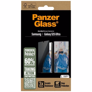 PanzerGlass Ultra-Wide Fit Privaatsus Glass jaoks Samsung Galaxy S25 Ultra