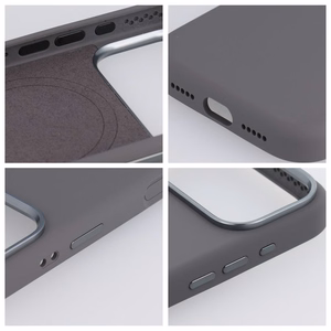 Ümbris mudelile iPhone 18 Pro Max / 17 Pro Max Forcell F-Protect Frame Premium ühildub MagSafe'iga (värv: hall)