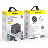 Universal Travel Laadija Awei C-39 35W GaN 2xUSB-A/3xUSB-C must