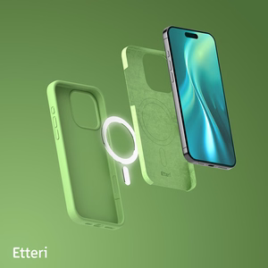 Etteri Silicone Mag ümbris iPhone 16 Pro Max 6,9" heleroheline