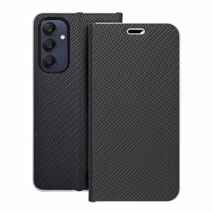 Флип-чехол для Samsung A25 5G Luna Book Carbon чёрный