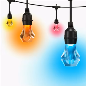 Nanoleaf Essentials Matter Smart Multicolour Outdoor String Lights Starter Kit 15m 16M+
