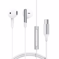 Acefast L3 Wired USB-C Headphones with Microphone - valge