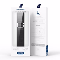 DUX DUCIS strap GS nylon jaoks Apple Watch 42 / 44 / 45 / 49 mm must