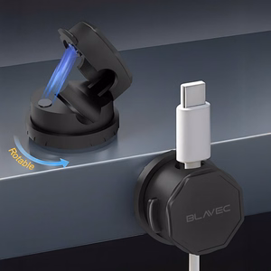 Blavec kaablite korraldaja BX-01 iseliimuv hoidja must 3 tk